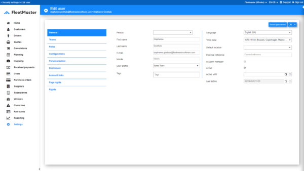 User Management User Management